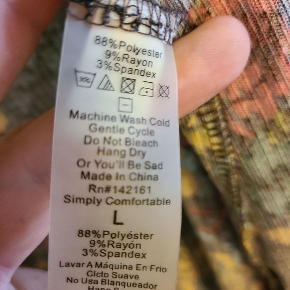 Lularoe - Joy vest - size Large - pretty floral lace - NWOT - Picture 5 of 5